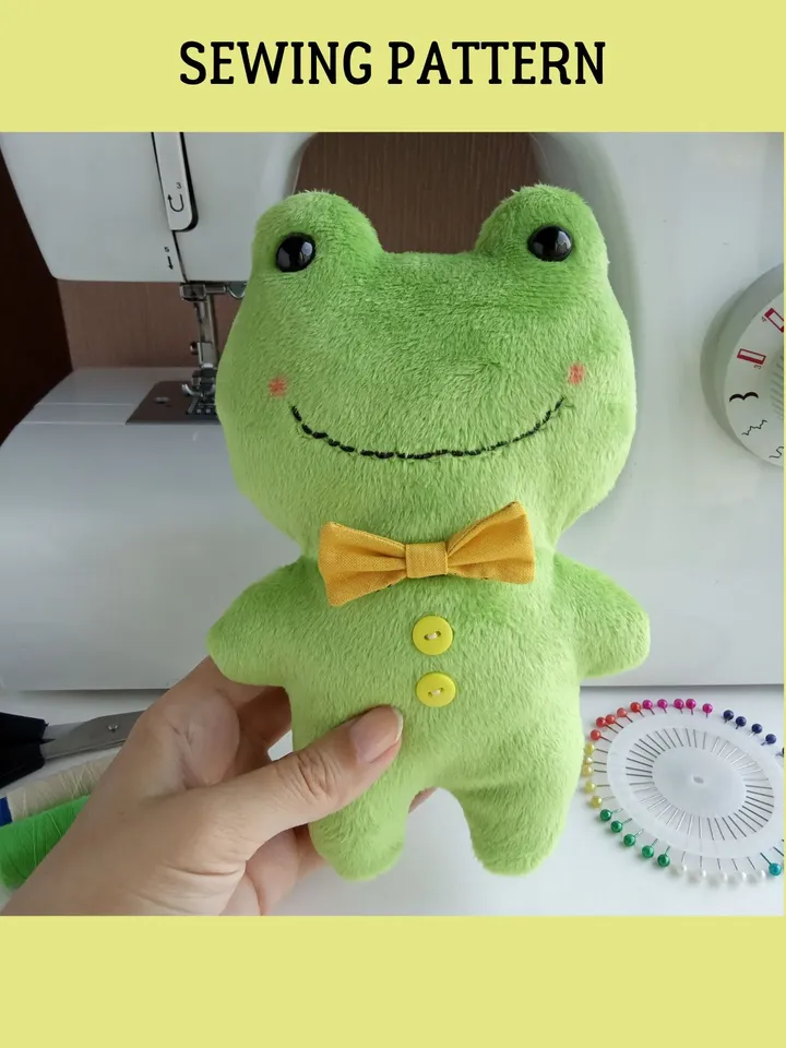 Plush Frog Pattern PDF