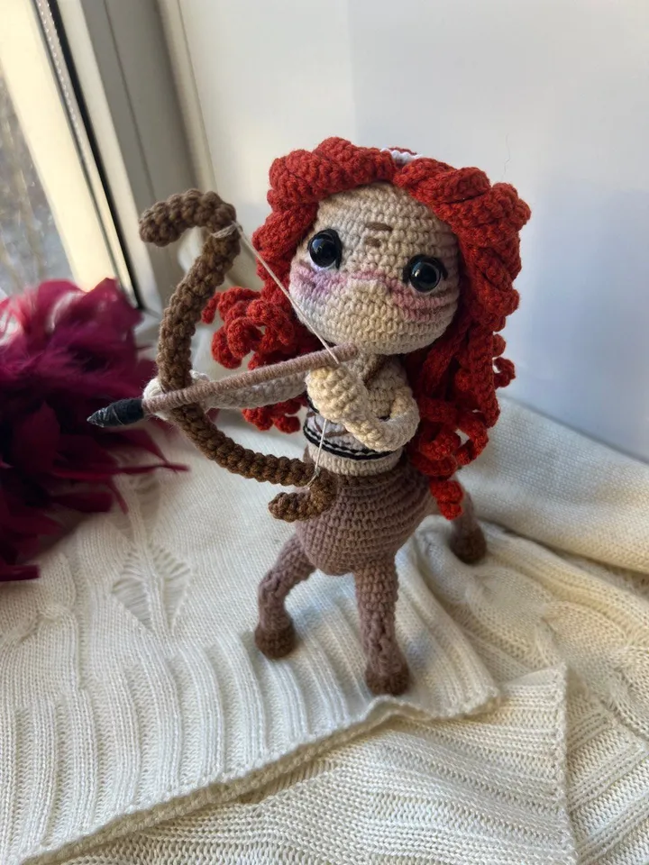 PDF Crochet Sagittarius Pattern, Amigurumi Zodiac Signs pattern Crochet Centaur Pattern Animal pattern Amigurumi doll Pattern Crochet animal