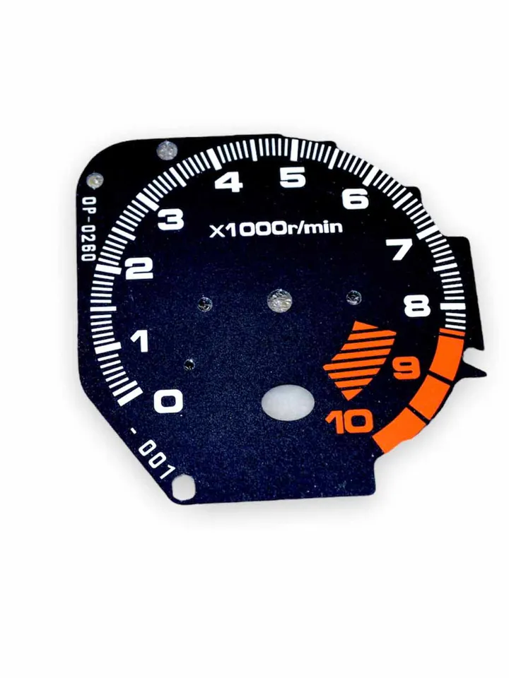 Gauge Faces Overlay kit Miles Type-R style for USDM Honda Civic Ek VTI / SI
