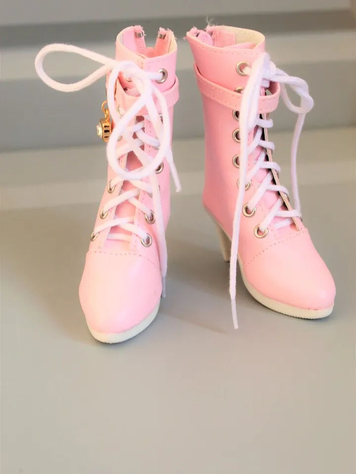 BJD Doll Shoes - 7,5 cm doll Shoes –Leather high-heeled Shoes for 1/3 1/4 SD BJD Doll - Christmas gift idea