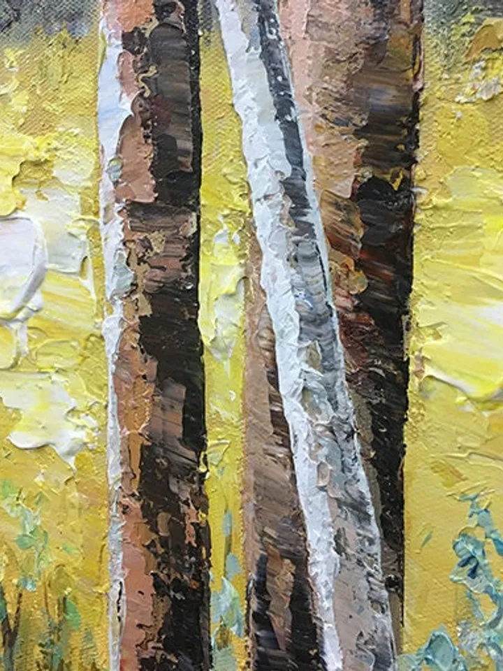 Original painting,Large wall art,Boho wall decor, Forest oil painting, Home decor, Art decor, Abstract art,Holiday decor, Bedroom decor