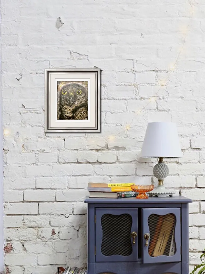 Eagle mix media painting,original watercolour ,acrylic and posca pen painting on watercolour paper,birds painting small painting wall art.