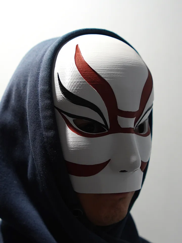 Yokai Villain Mask from the Big Hero 6 cartoon Big Hero Yokai mask