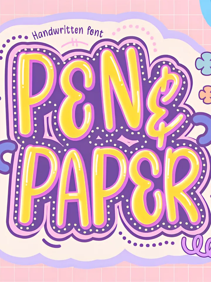 Pen and Paper Font