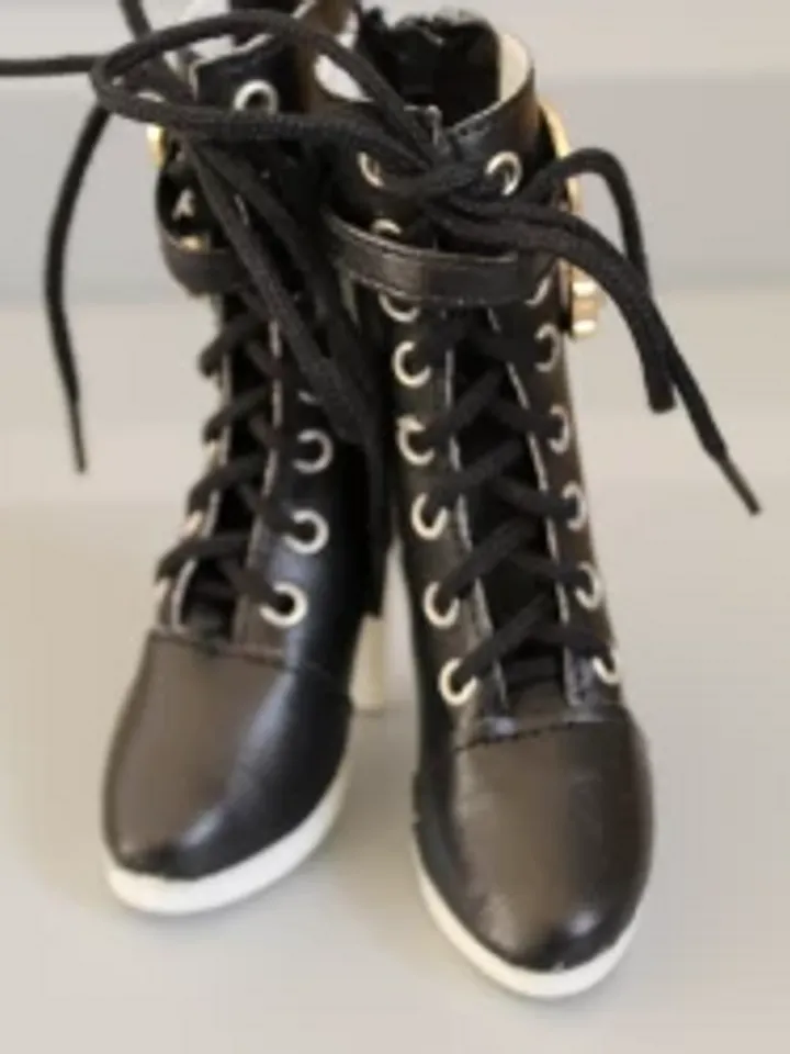 BJD Doll Shoes - 7,5 cm doll Shoes –Leather high-heeled Shoes for 1/3 1/4 SD BJD Doll - Christmas gift idea