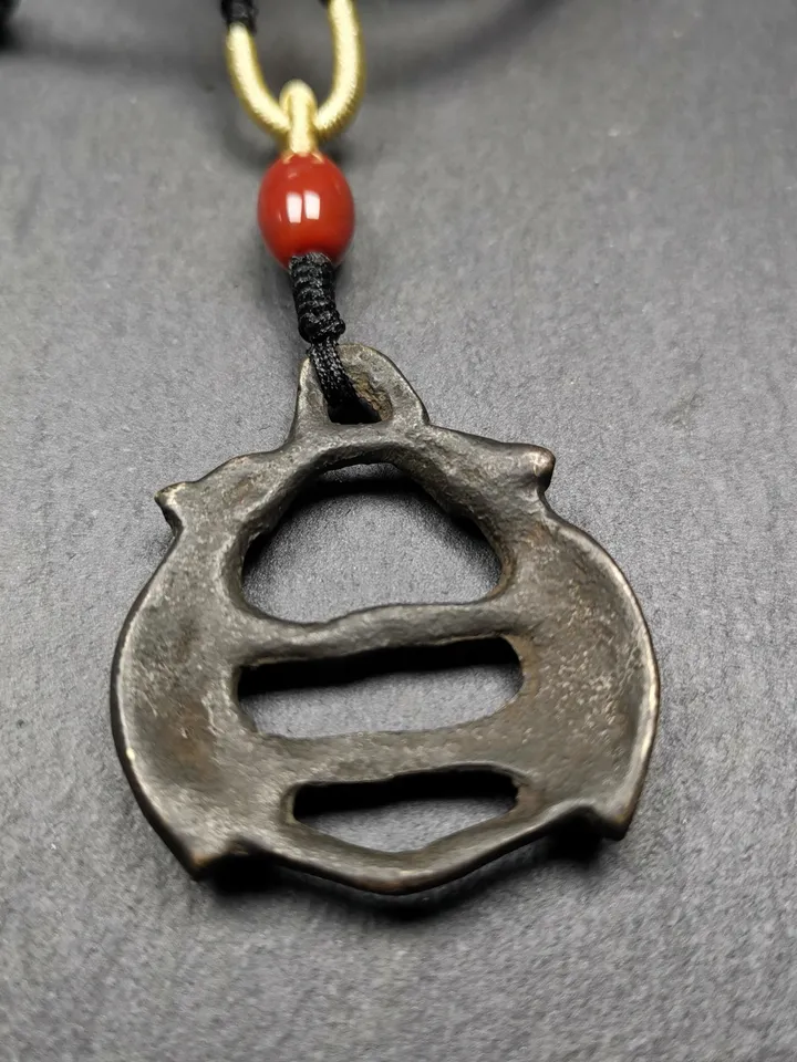 Gandhanra Antique Tibetan Buddhist Amulet Pair of Deer | Thokcha Protection Necklace for Harmony & Peace,Unique Spiritual Necklaces