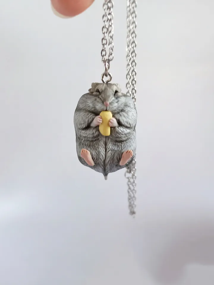 Custom hamster necklace