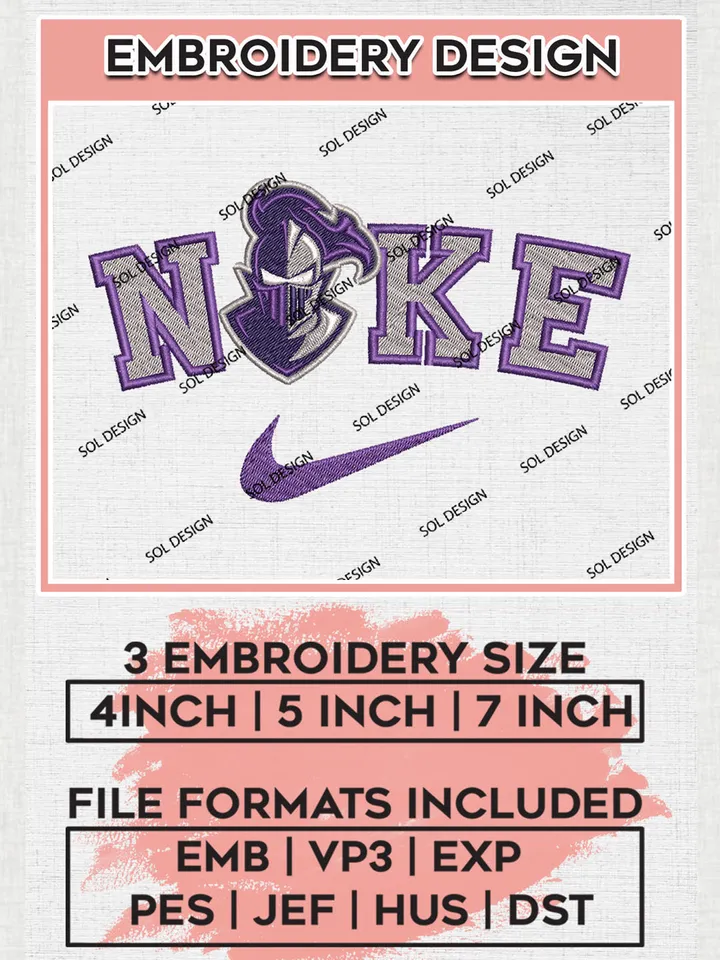 Nike Furman Paladins Machine Embroidery Design, NCAA Furman Paladins Embroidery Design Design files, NCAA Embroidery Designs, NCAA Machine Embroidery Designs, Digital Download
