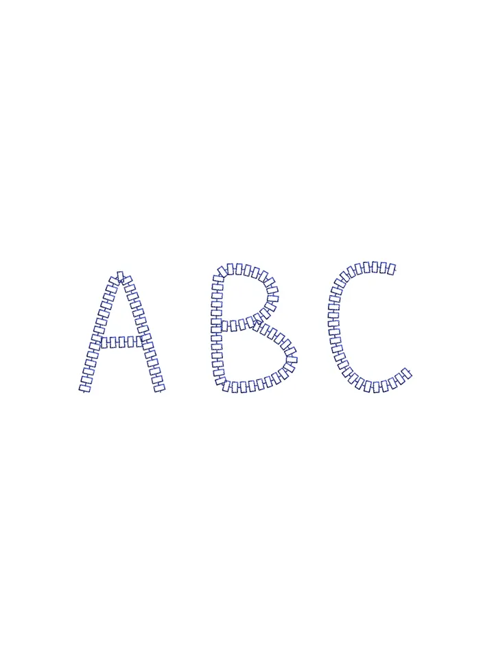 Font machine embroidery design,Script embroidery font,2 sizes Instant Download-01