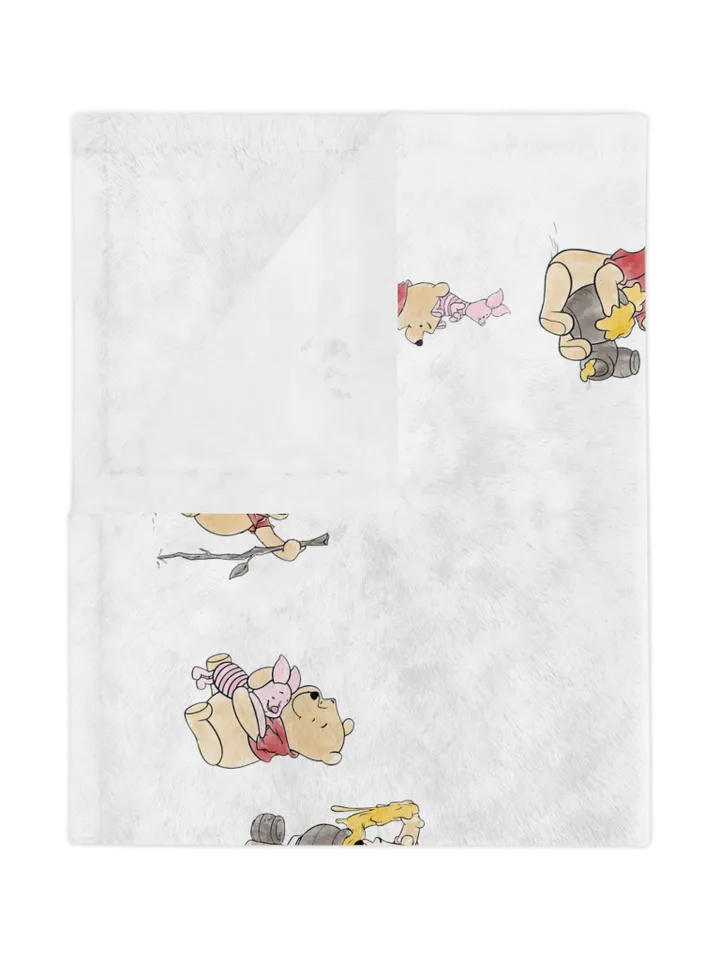 Personalized Milestone Blanket Winnie Pooh, Classic Winnie Pooh Milestone Blanket, Personalized Pooh Blanket, Hundred Acre Wood; wp00