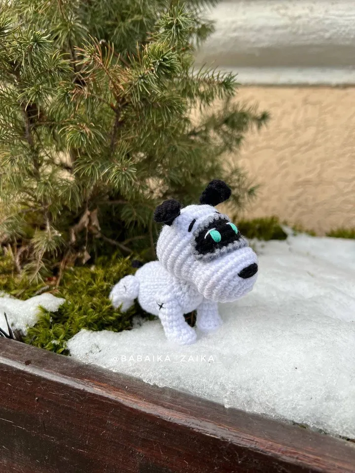 Pdf Crochet Amigurumi Robot Dog Pattern, Keychain Amigurumi Pattern, CROCHET PATTERN ONLY, crochet pattern, amigurumi tutorial, robot doll