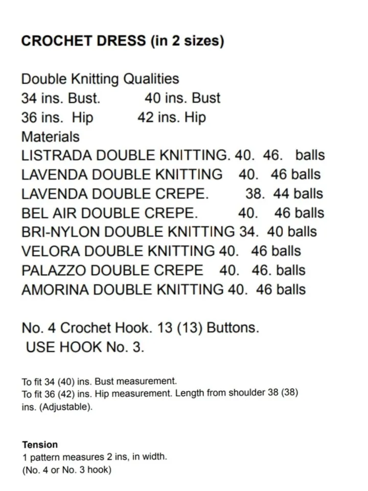 Dress crochet pattern, ladies dress crochet pattern, dress sumner crochet pattern pdf
