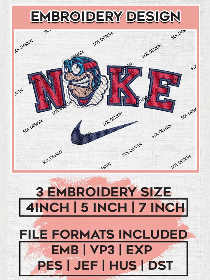 Nike Dayton Flyers Machine Embroidery Design, NCAA Dayton Flyers Embroidery Design files, NCAA Logo Embroidery Designs, NCAA Machine Embroidery Designs, Digital Download