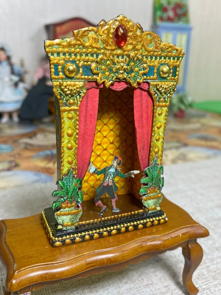 Tutorial. Puppet theater . Two sizes. 1:12.