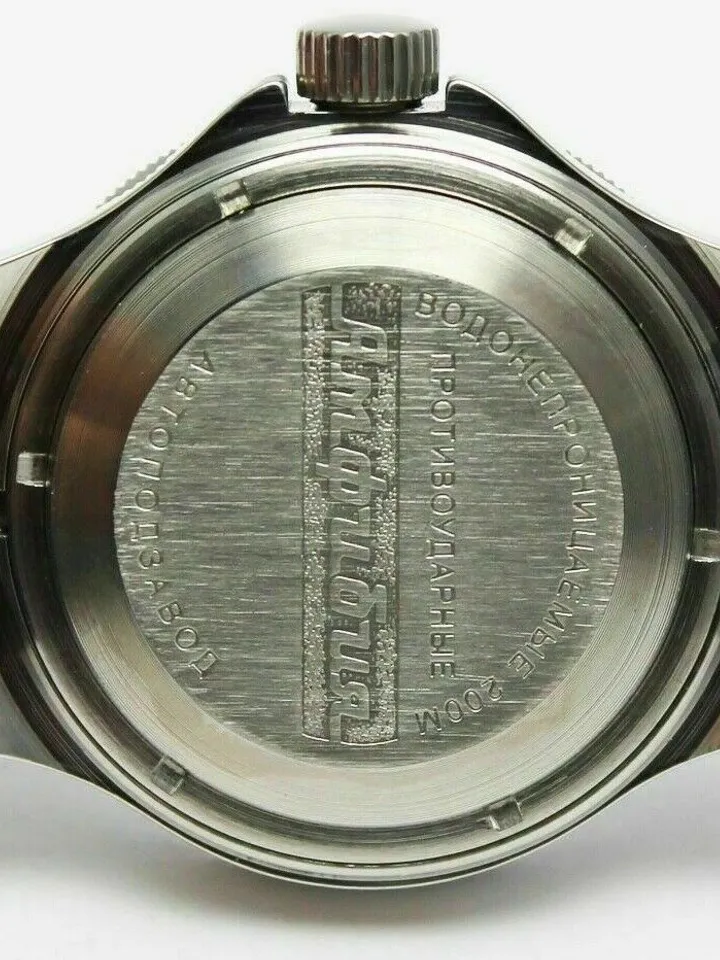 Vostok Amphibia 120656 Watch Scuba Dude Diver Metal Bracelet