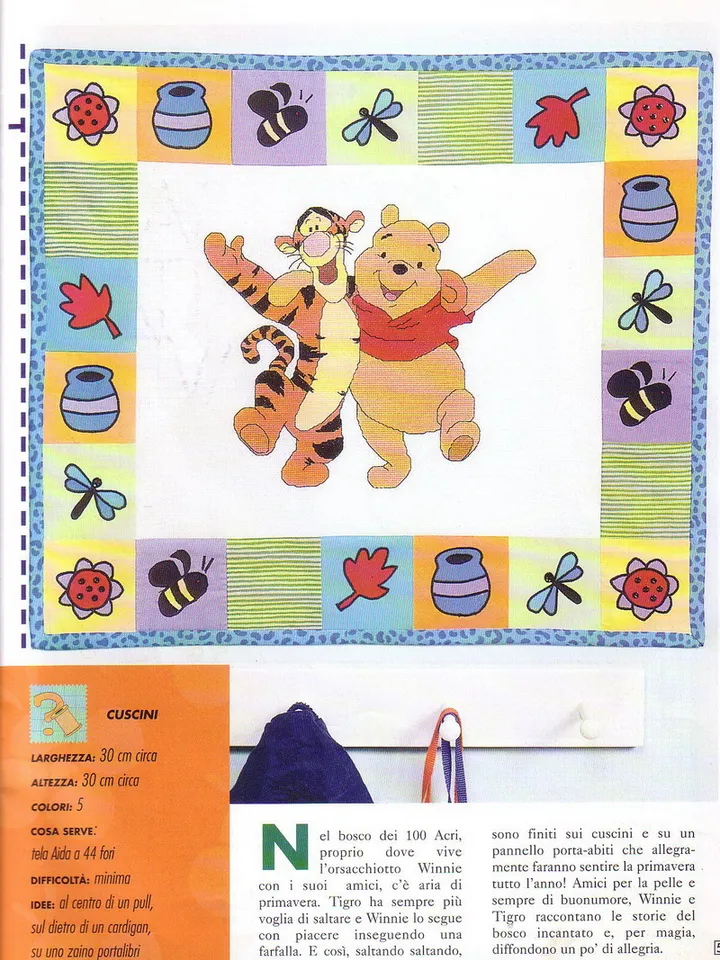 Winnie Pooh and Friends Cross Stitch Pattern Digital Download PDF