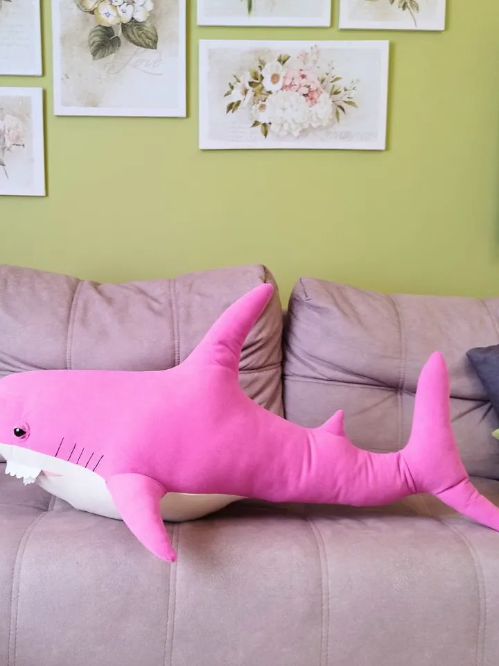 Shark Plush Sewing Pattern - PDF Digital Download - Plush Sewing DIY Project - Step-by-step tutorial - Shark Cushion, Fish Pillow