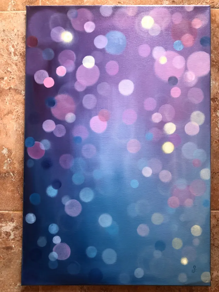Abstract Painting Original Rainbow Painting Oil Abstract Colorful Wall art Multicolor Abstract Art