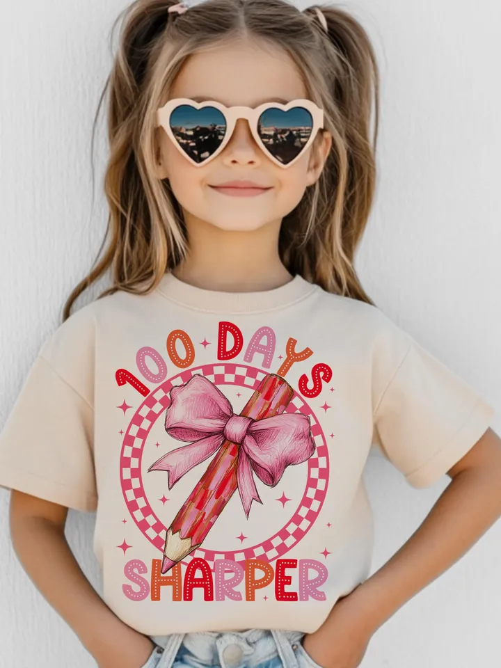 Checkered 100 Days of School PNG, 100 Days Sharper Png, Teacher 100 Days, 100 Days Shirt Design, Glitter 100 Days Png, Brushstroke Png