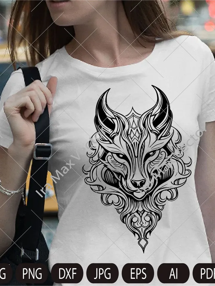 FOX Face svg /Fox heraldic svg/Fox coat of arms/Fox shield/ Fox Head svg / Fox svg /Fox Mascot svg / Fox Printable / INSTANT DOWNLOAD