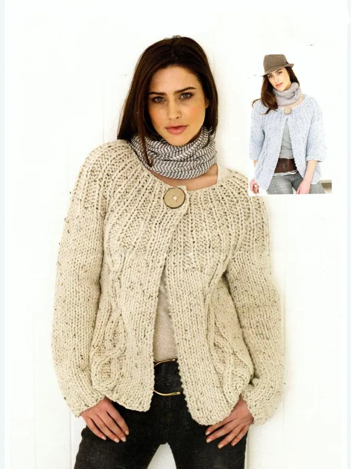 Knitting pattern cardigan, jacket pattern, cable cardigan,, chunky cardigan knitting pattern pdf instant download