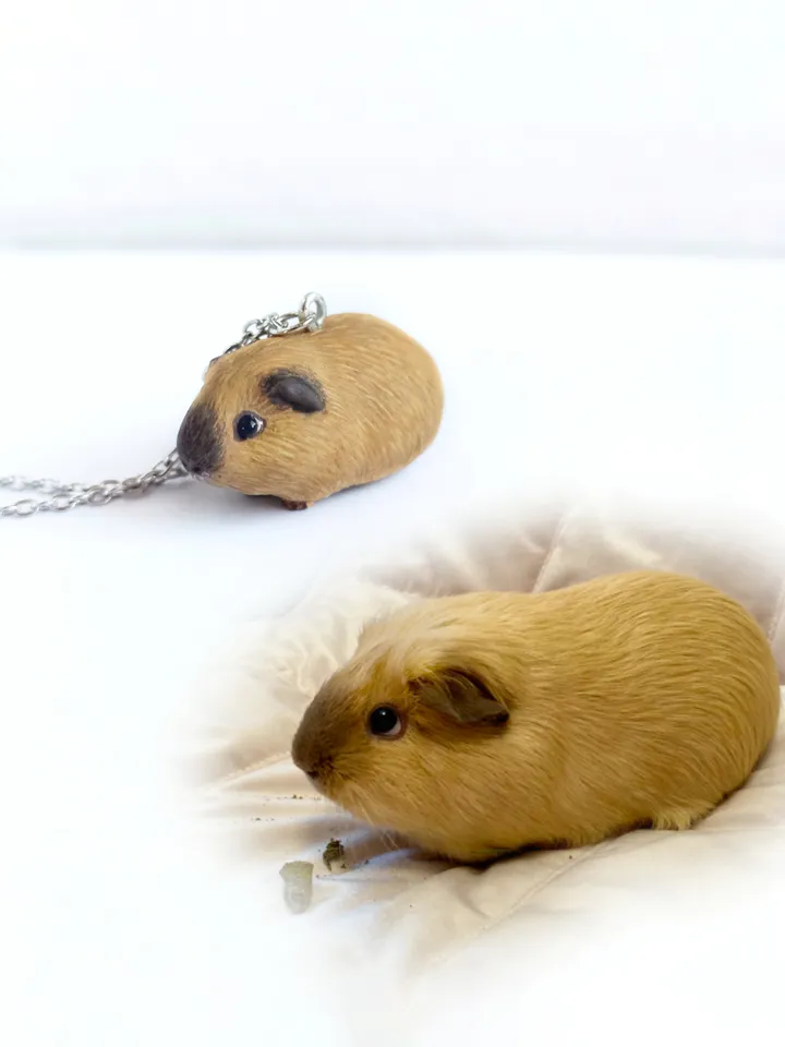 Custom Guinea pig necklace