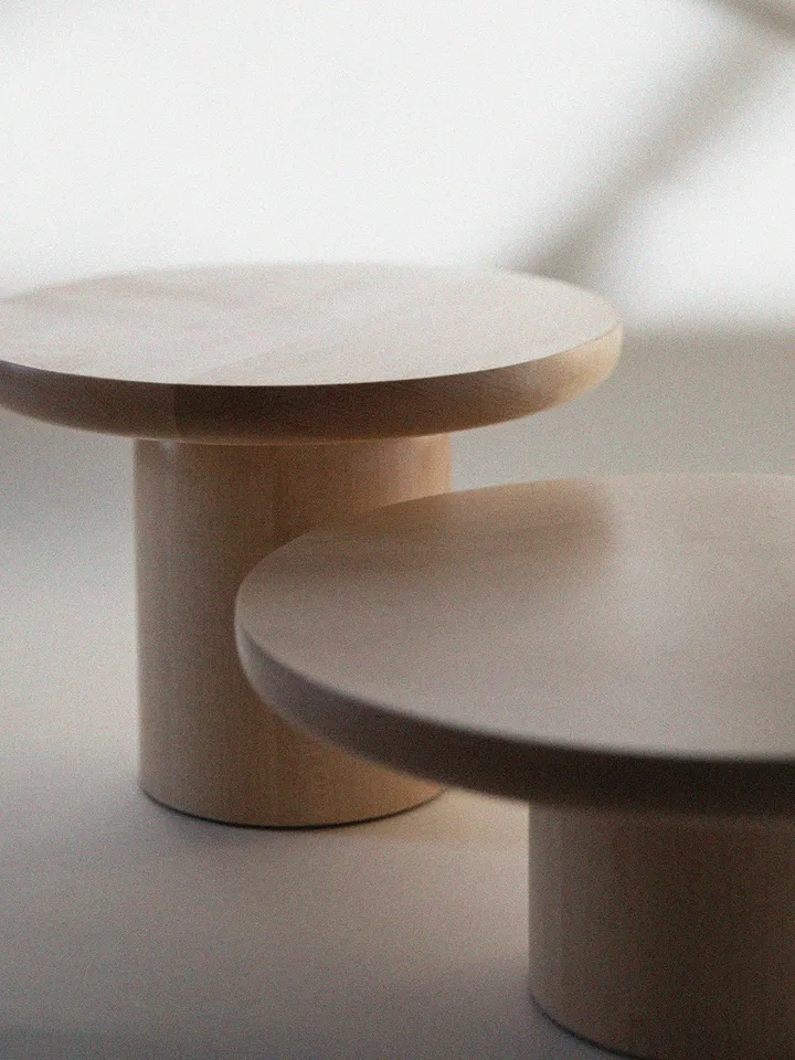 Modern Wood Cake Stand Food Riser