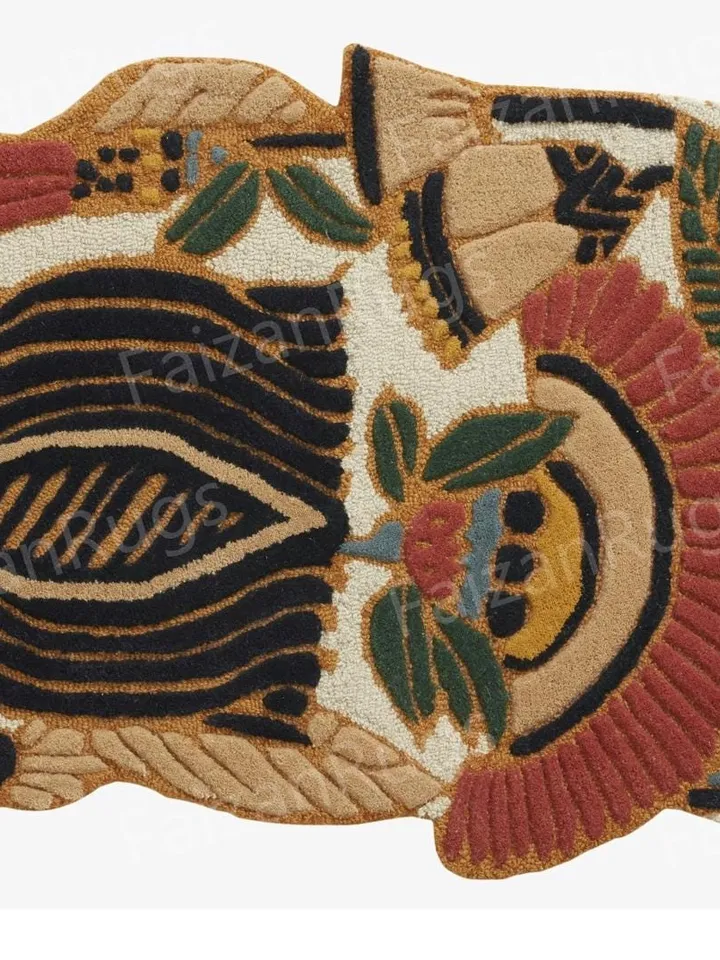 Buy 8x10 Aesthetic Hand Tufted Rug 100% Wool For Living Room, Bed Room, Kids Room In Any Size 10x14,9x12,8x10,6x9,5x8,3x5 Quick Up Guys!