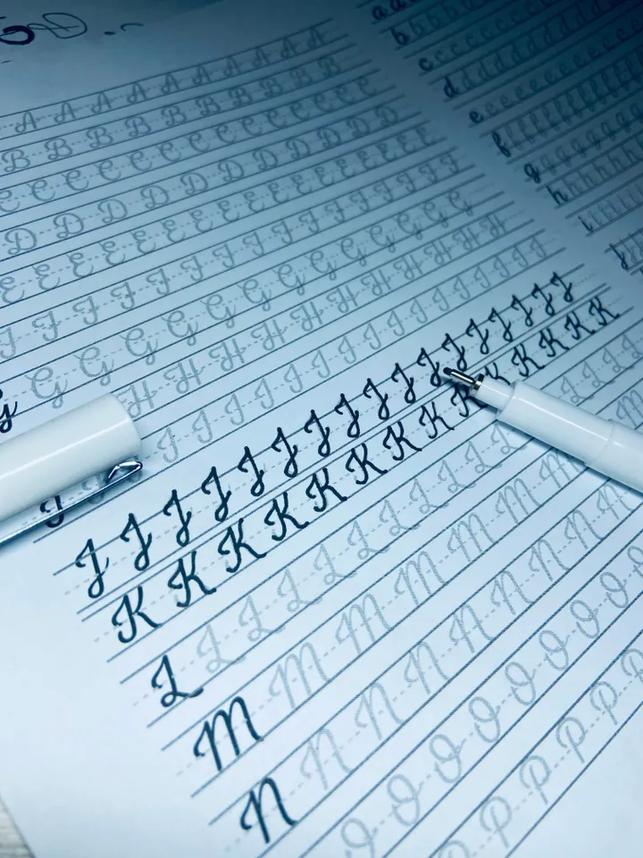 Calligraphy Tracing Worksheets, Calligraphy practice sheets