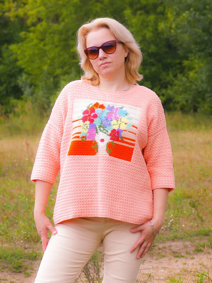 Oversized Sweater Ada Crochet Pattern