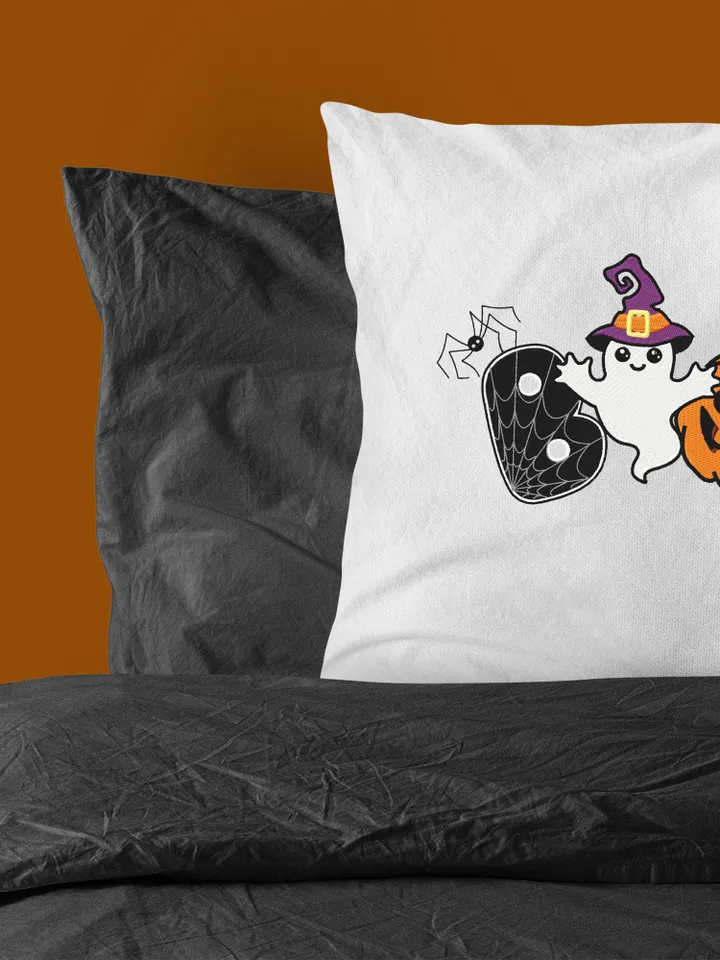 Boo embroidery file machine embroidery pattern 3 size Halloween embroidery design, Halloween pumpkin pattern, Kawaii boo ghost download #R38