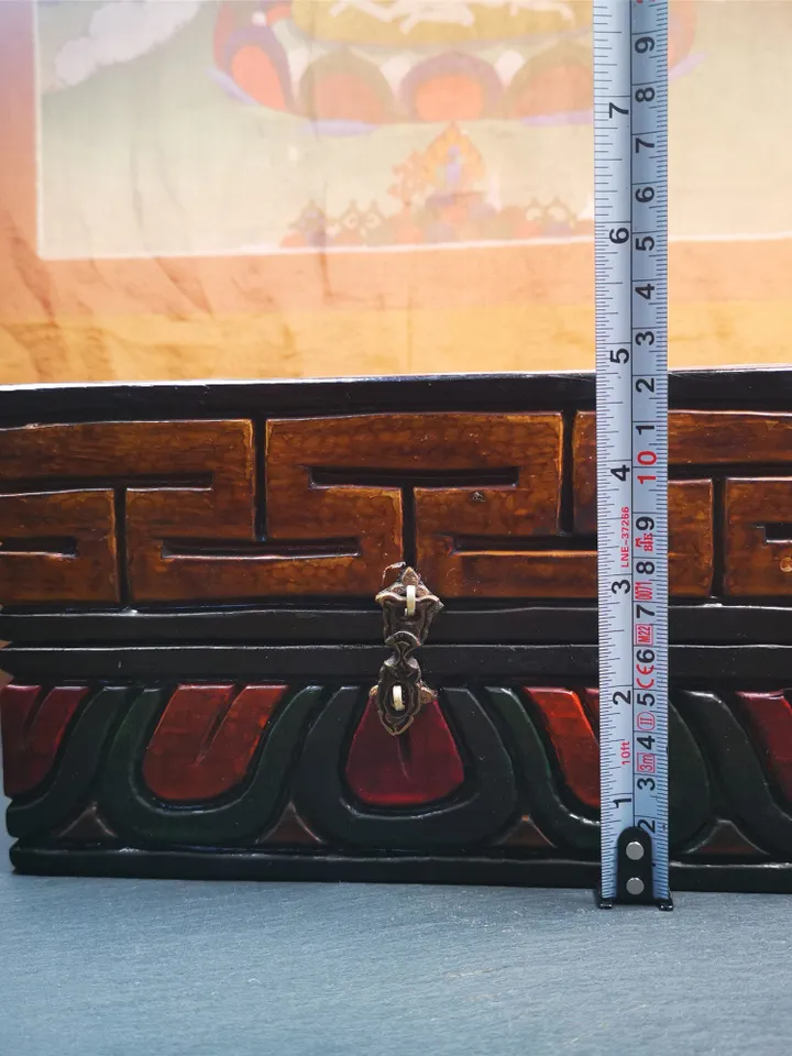 Gandhanra Vintage Vajra and Bell Set,Tibetan Tantric Buddhism (Vajrayana) Ritual Implement,Handmade in Nepal,7.0"