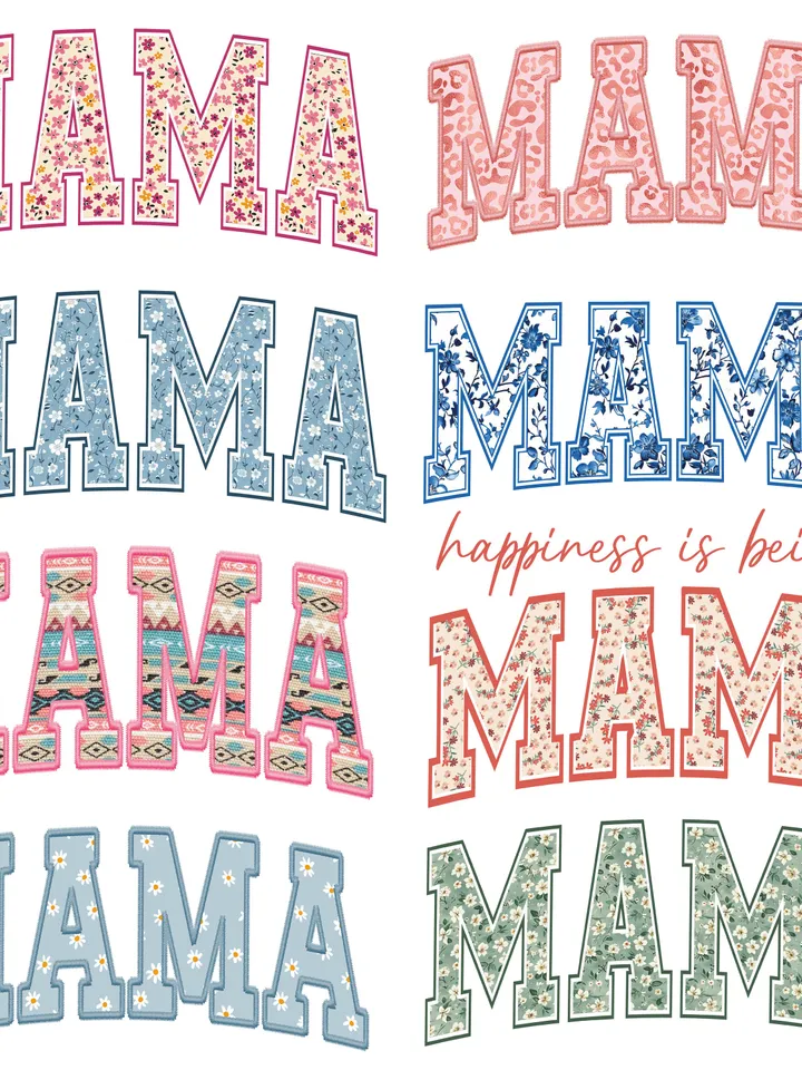 Floral Mama PNG, Retro Mama Bundle Png, Mama Png, Boho Mama Png, Mom Sublimation Png, Floral Sublimation, Mother’s Day Gift, Printable File