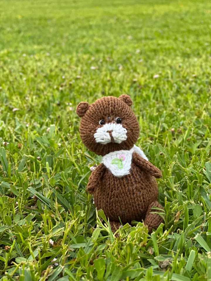 PDF Bear Knitting Pattern, Knitted Toy Tutorial, Knitted Animal Pattern Teddy