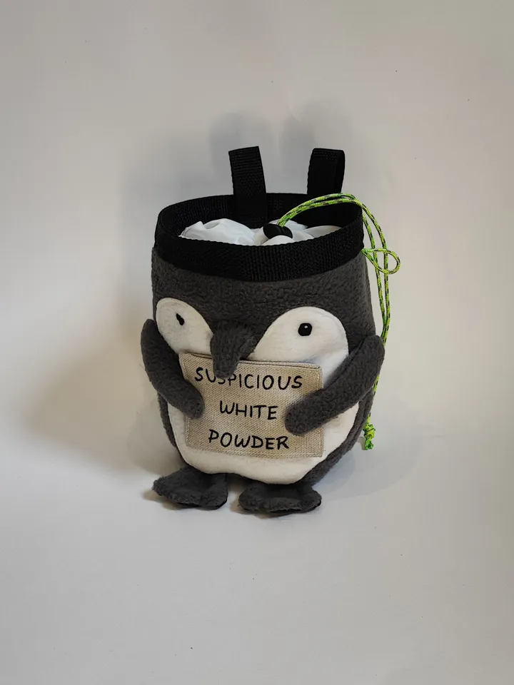 Chalk bag Penguin for rock climbing