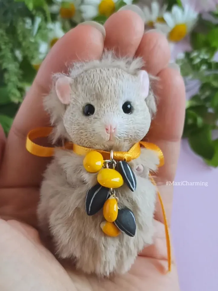 a Hamster art doll