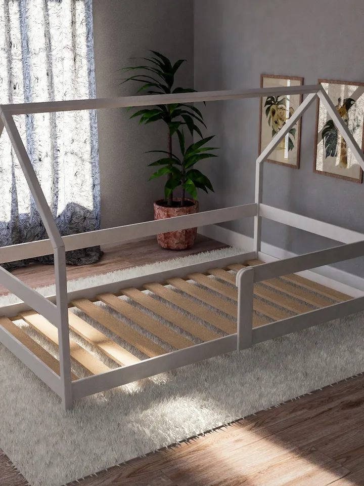 House Bed Plan, Twin Size, PDF, DIY