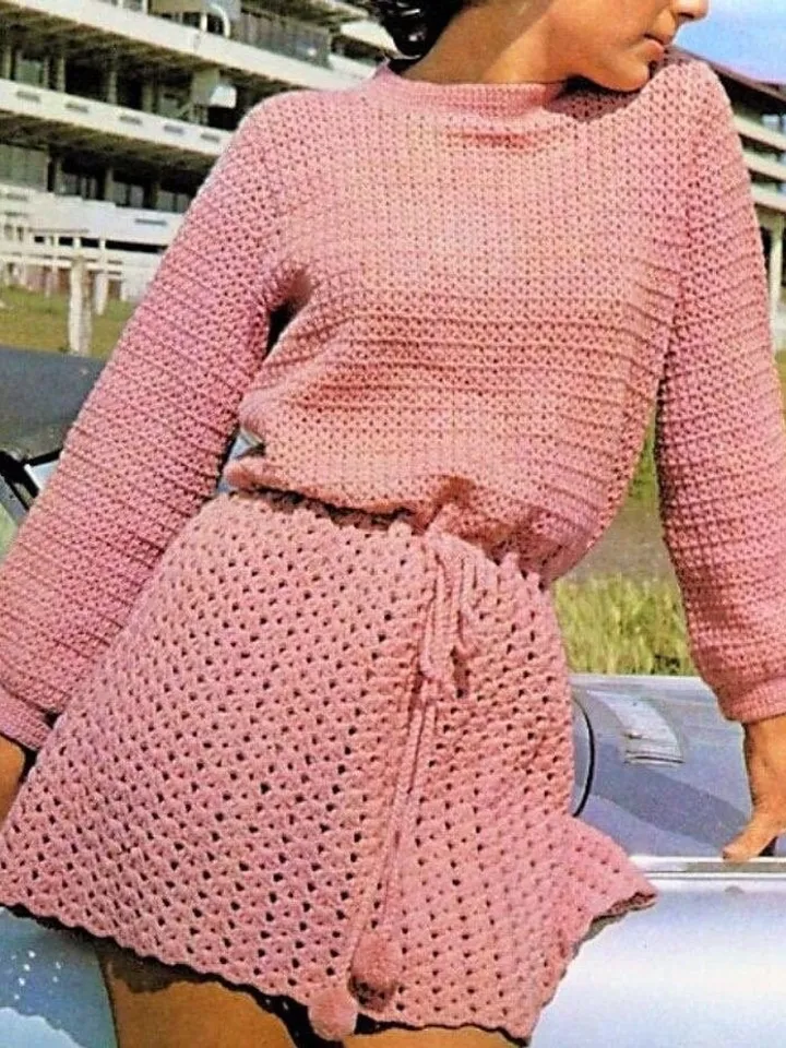 Dress Crochet Pattern Womens Pretty Blouse