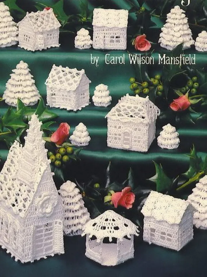 Christmas Village Vintage Crochet Pattern PDF The Thread Crochet