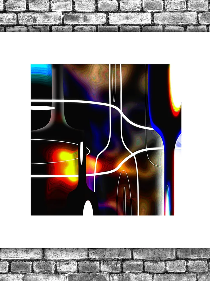 Digital art - Truth in Wine
