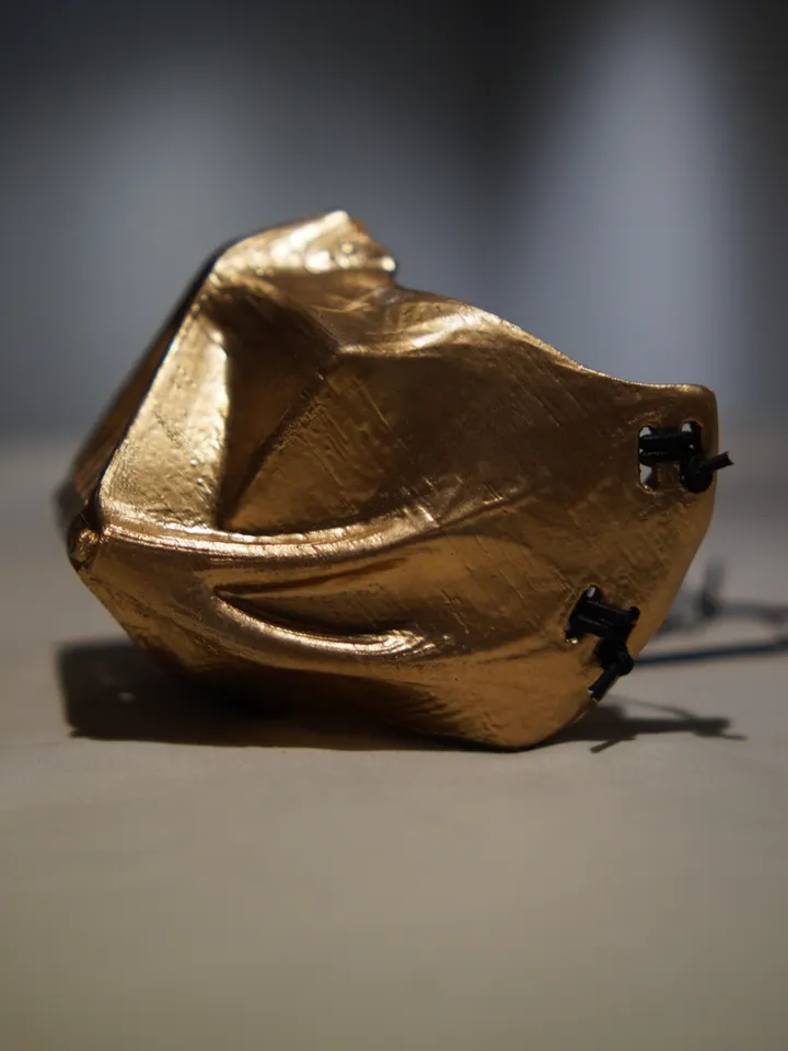 Darth Vader Mask Gold Half Mask Darth Vader mask Gold