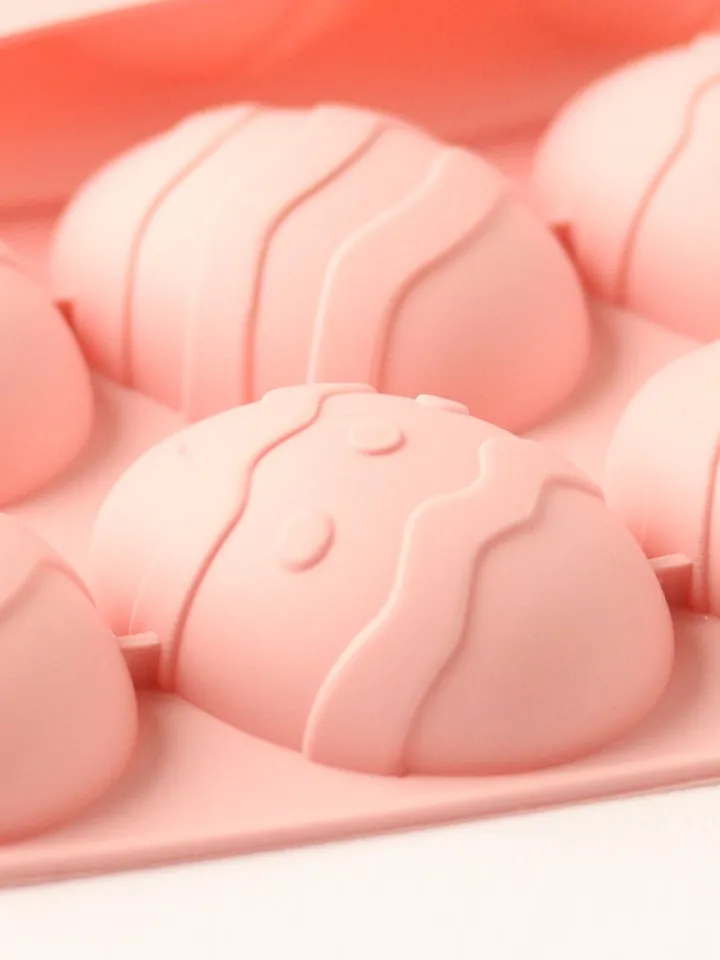 Silicone mold for baking, cooking, candy and chocolate making, Easter Egg shape soap making DIY resin