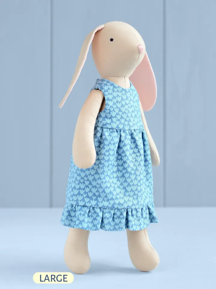 PDF Large Bunny with Floppy Ears Sewing Pattern