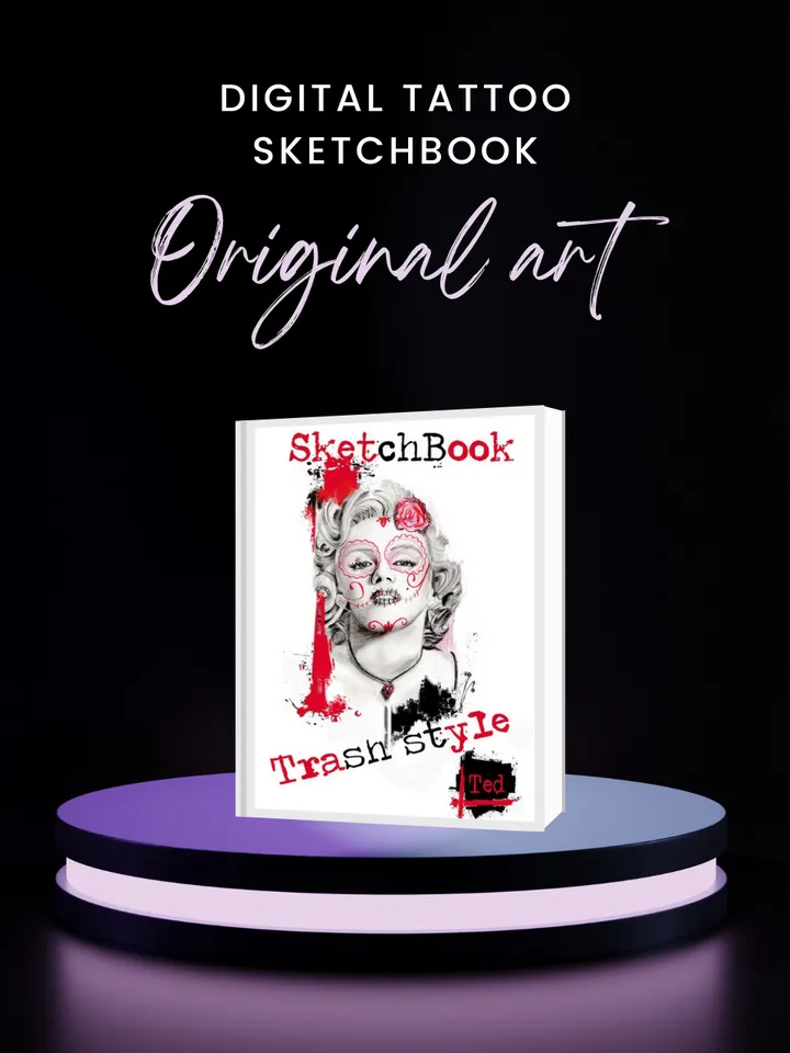 Ted Trash style sketchbook