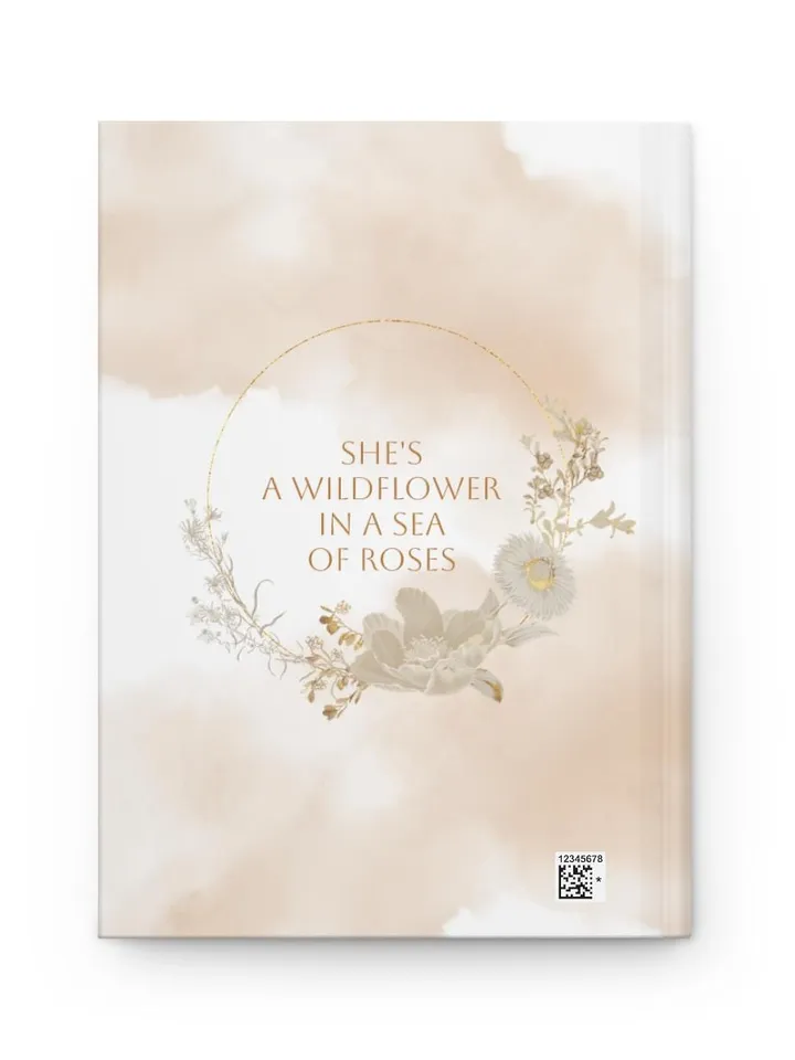 Personalized Floral Name Initials Journal - Hardcover Journal, Matte, Notebook, Customized Diary, Gift for Her, Birthday Present