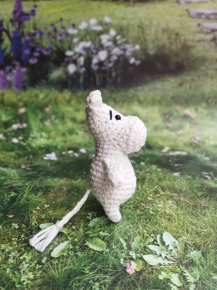 PDF PATTERN crochet Moomin soft toy/keychain/bag charm/car accessory/cristmas tree decoration
