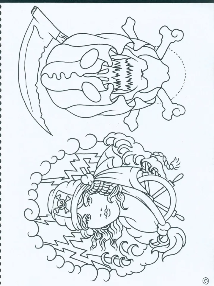 Skull Bones And Roses