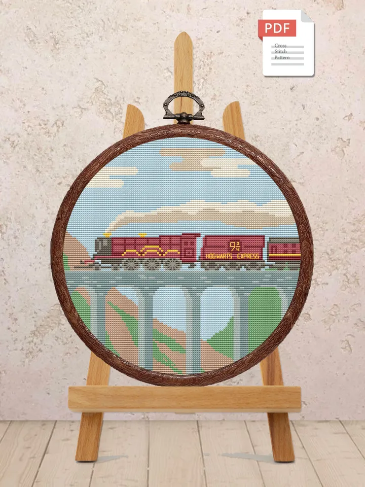 Magic Express Cross Stitch Pattern, Movies Cross Stitch Pattern, Movie Pattern, Wizard Cross Stitch Pattern, TV Cross Stitch Patterns #mv006