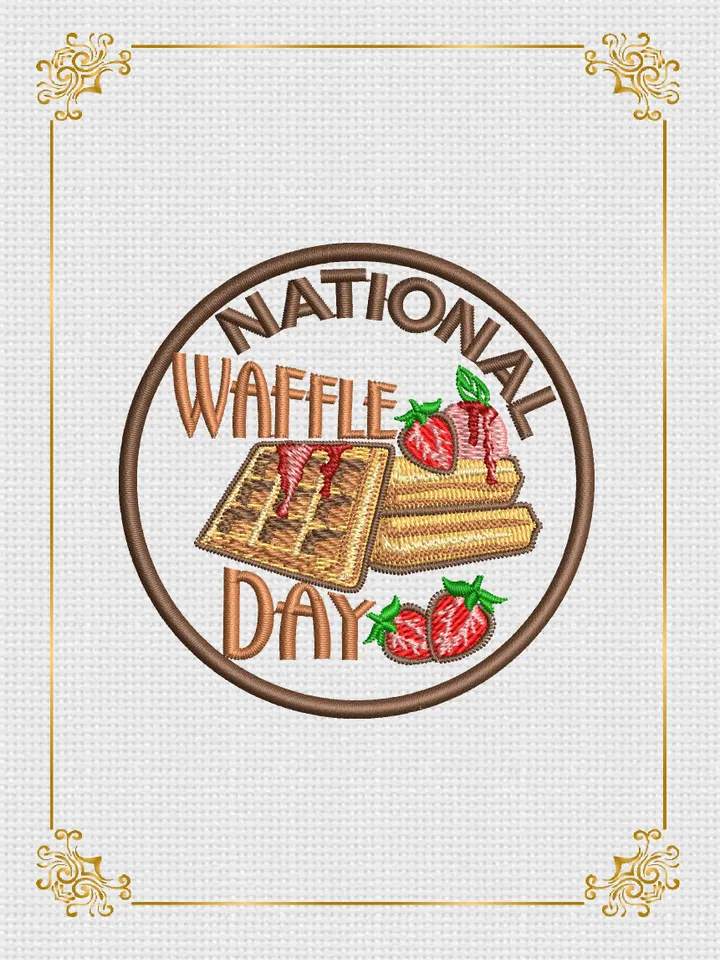 national waffle day