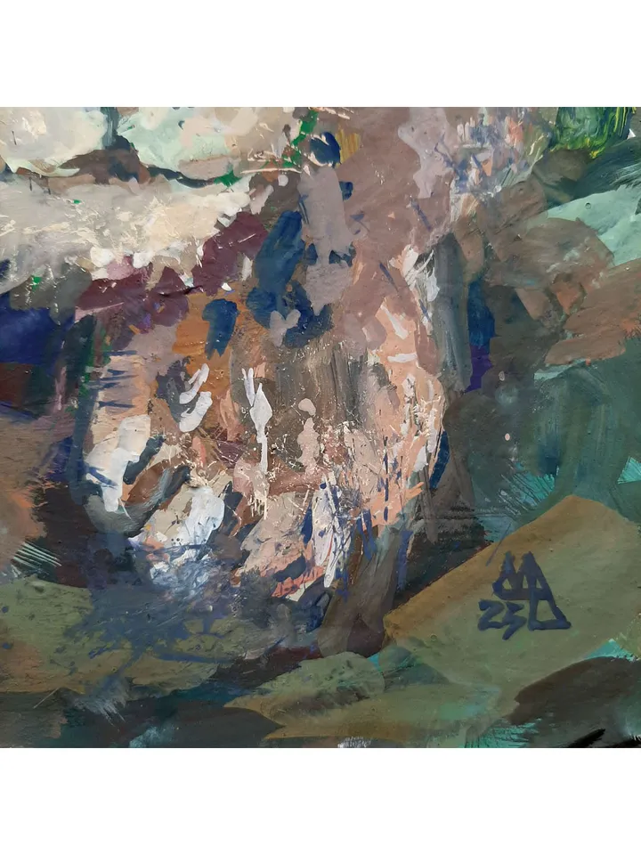 Lioness Painting 12x9" ORIGINAL ART Wild Animals Jungle Artwork Signed by artist Marina Chuchko